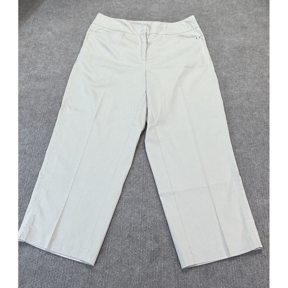 Tail Women 10 Crop Golf Pants Performance Lightweight Comfort Tan